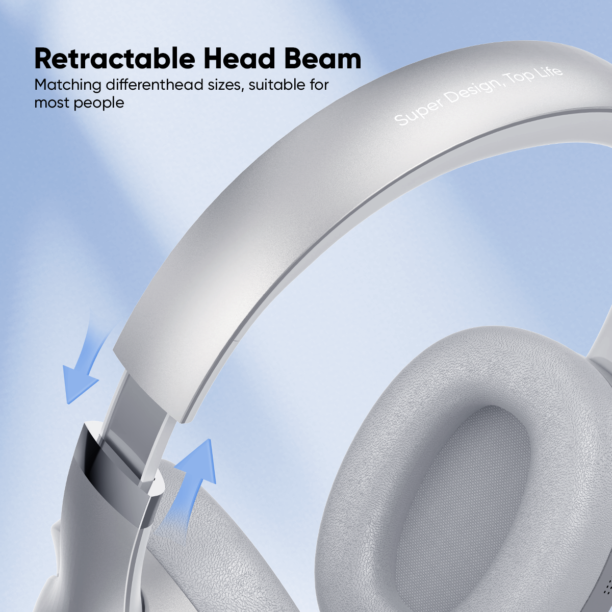 VIDVIE BBH2113 - (ANC) WIRELESS OVER-EAR HEADPHONES