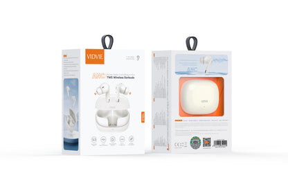 VIDVIE BT884 - True Wireless Stereo (TWS) in-ear earbuds featuring Active Noise Cancellation (ANC)