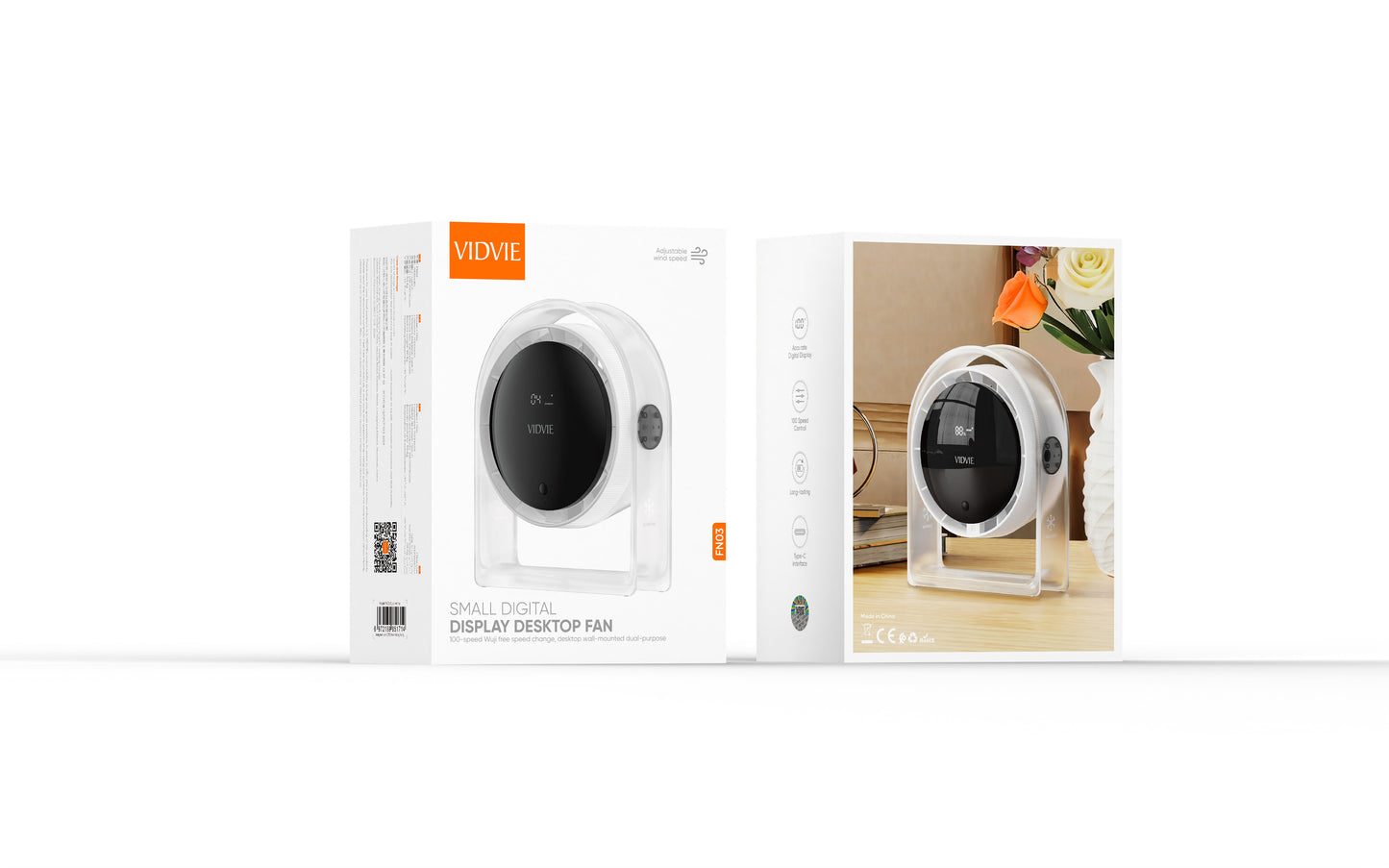 VIDVIE FN03 SMART DIGITAL DESKTOP FAN