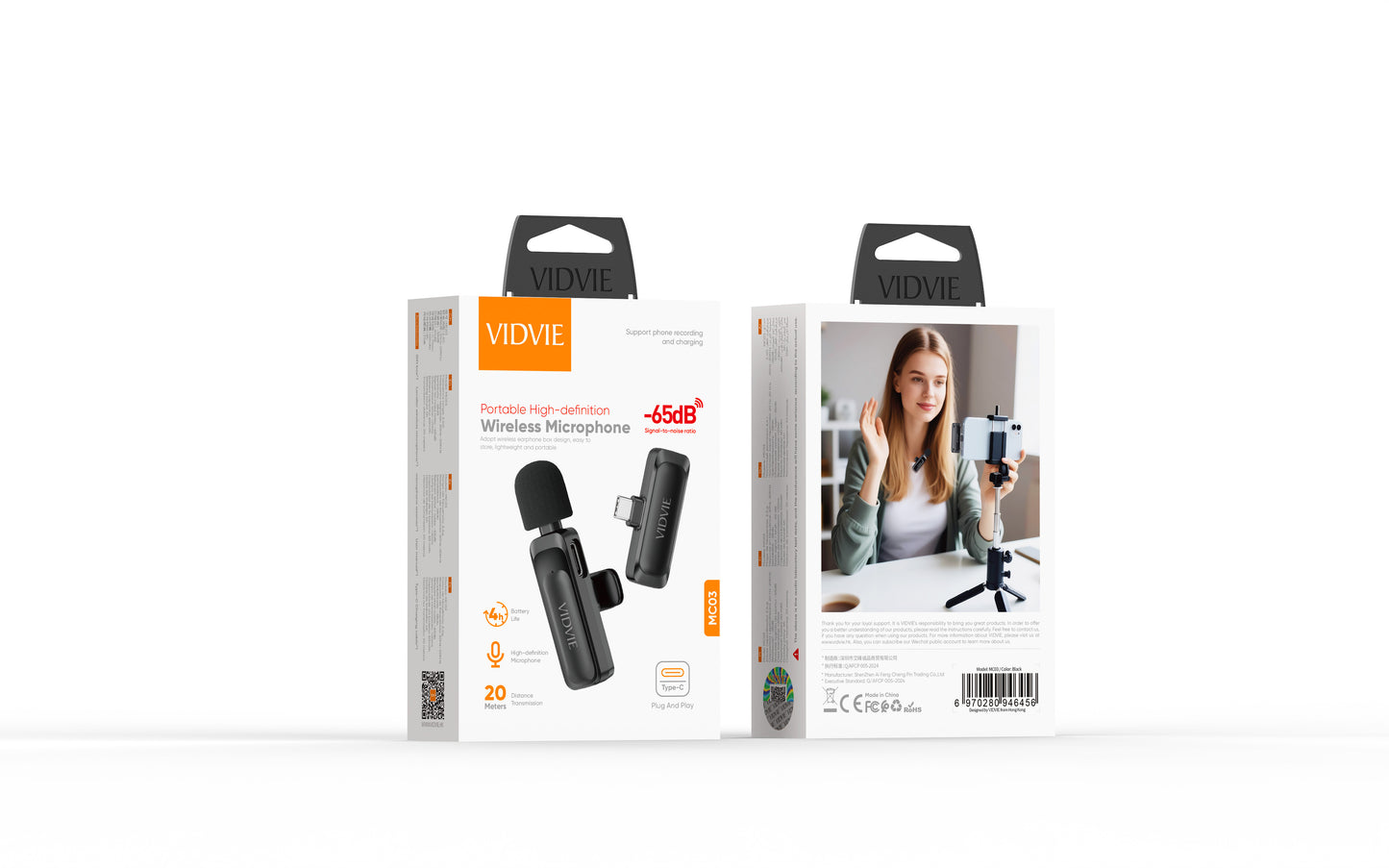 VIDVIE MC03 - HD WIRELESS MICROPHONE