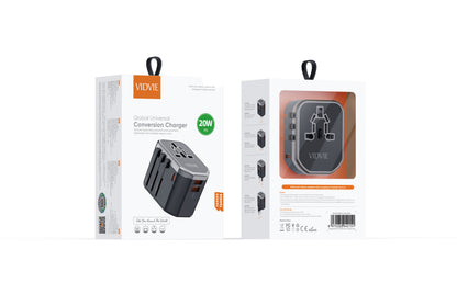 VIDVIE TA4404 - GLOBAL UNIVERSAL TRAVEL CHARGER