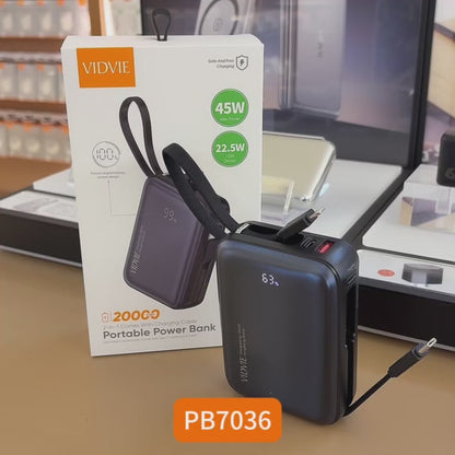 VIDVIE PB7036- HEAVY DUTY PORTABLE POWER BANK