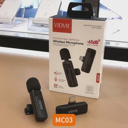 VIDVIE MC03 - HD WIRELESS MICROPHONE